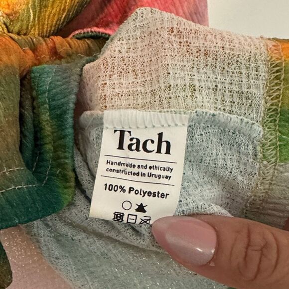 TACH Women's Vibrant Striped Crop Top - Picture 3 of 4